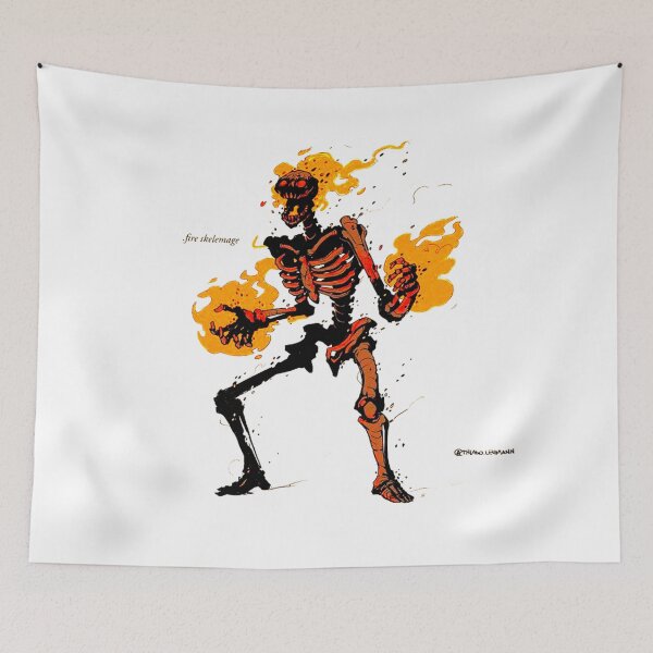 Item preview, Fire skeleimage designed and sold by Ideassbold.
