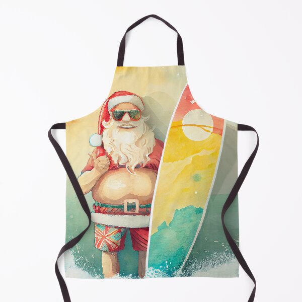 Item preview, Surfing Santa designed and sold by whimsykel.