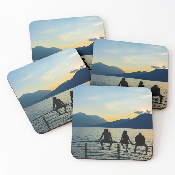 Item preview, Sunset gazing across Lake Como  designed and sold by Roy K Hills.
