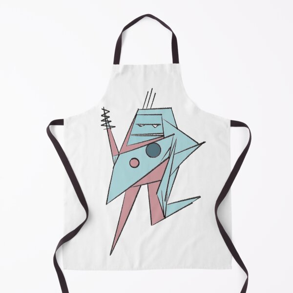 Item preview, Zap the robot blue and pink designed and sold by Nigh-designs.