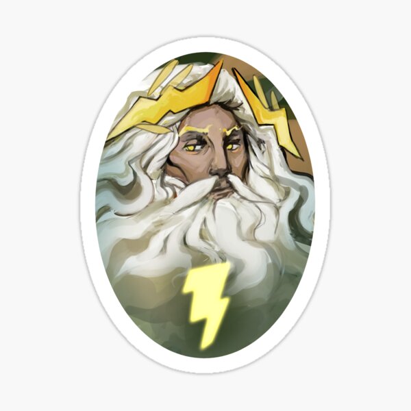 Hades Zeus Sticker For Sale By Phosporo Redbubble