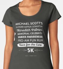 Camiseta premium para mujer La Oficina - Rabia Awareness Fun Run