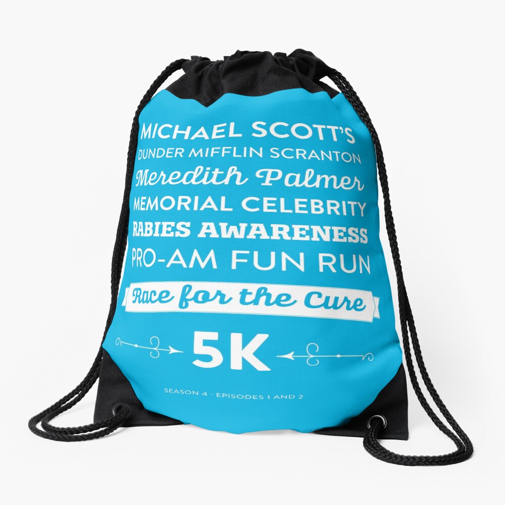 The Office - Rabies Awareness Fun Run Drawstring Bag