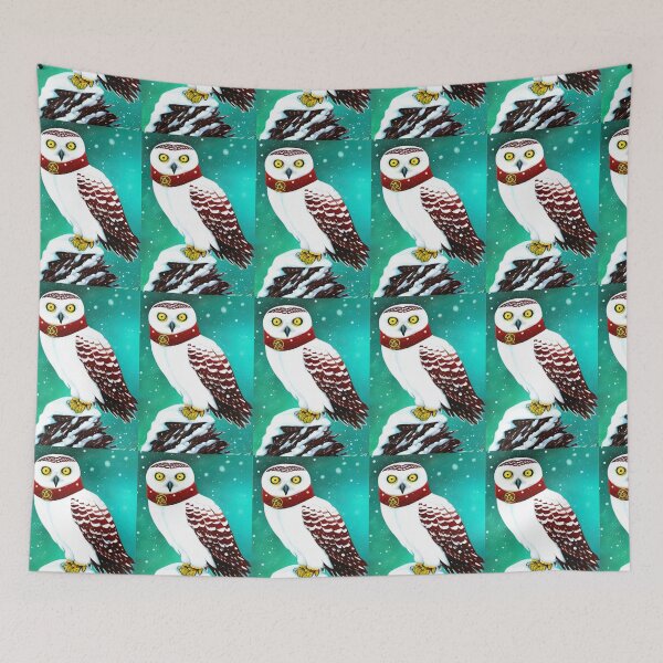 Item preview, TINA THE SNOWY OWL LOVES  CHRISTMAS designed and sold by sailorsam1805.