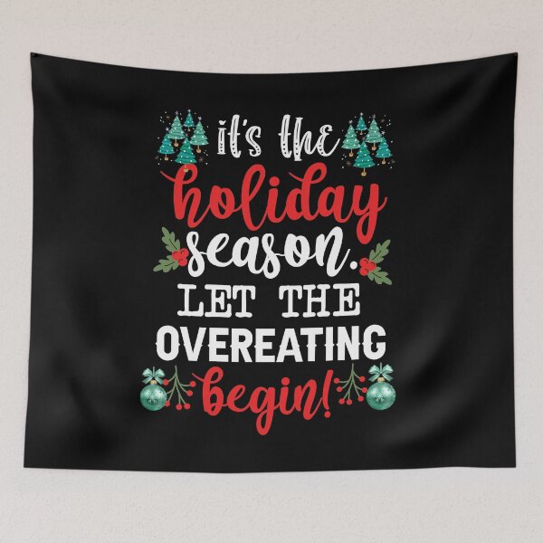 Item preview, Most likely to overeat Christmas | Merry Christmas Funny Overeating quotes and Sayings | Gifts for Christmas Eating Lovers designed and sold by ThanksVibe.