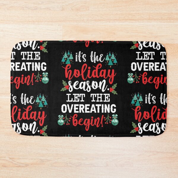Item preview, Most likely to overeat Christmas | Merry Christmas Funny Overeating quotes and Sayings | Gifts for Christmas Eating Lovers designed and sold by ThanksVibe.