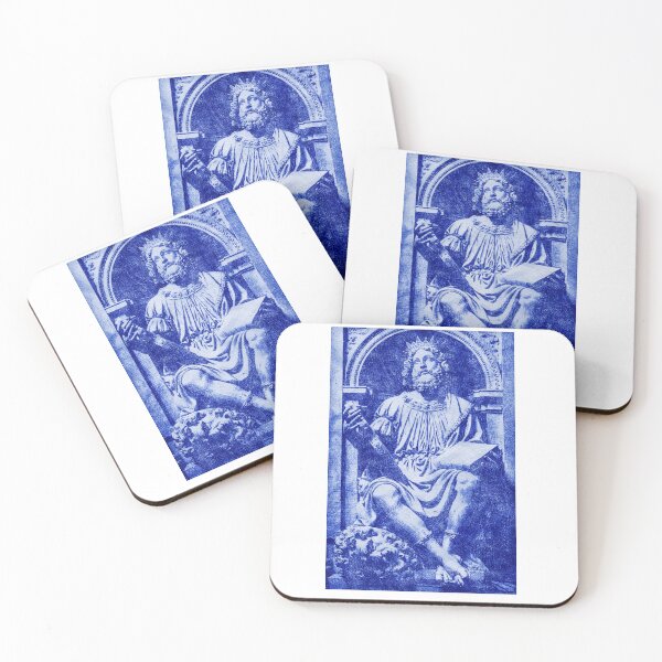 Item preview, Sketch illustration of King David with Golias' head  by Girolamo Lombardo  designed and sold by KARTICK DUTTA.