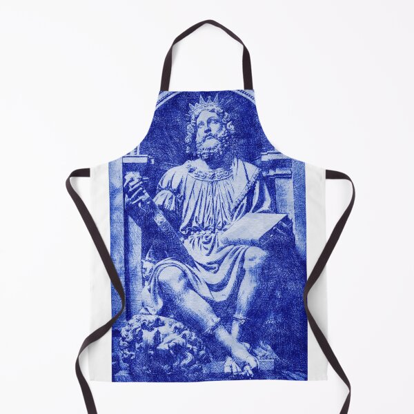 Item preview, Sketch illustration of King David with Golias' head by Girolamo Lombardo designed and sold by KARTICK DUTTA.