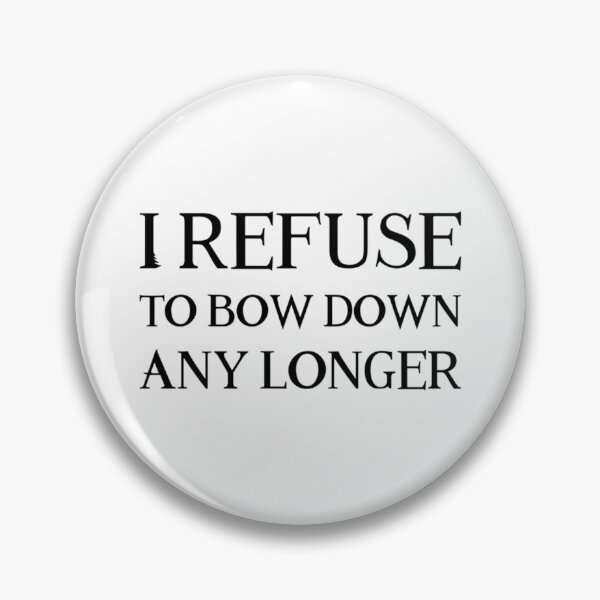 Item preview, I refuse to bow down any longer   designed and sold by EssenzaJewelry.