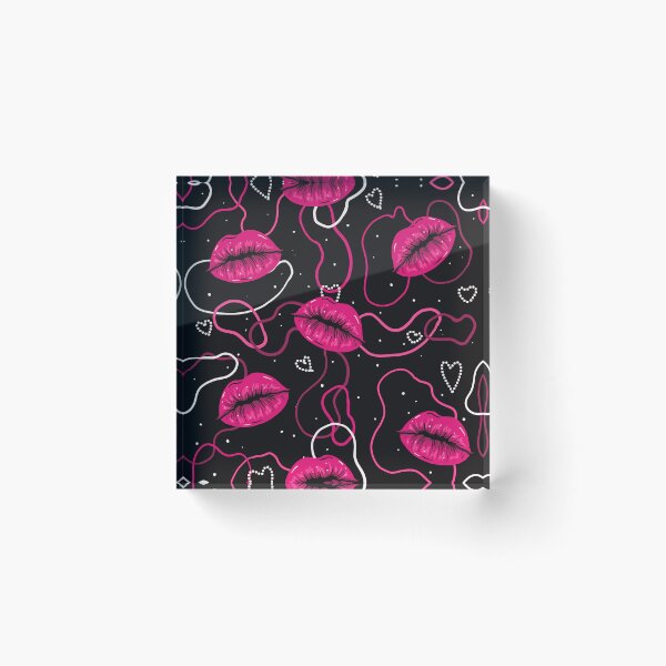 Item preview, Pink Lips Pattern designed and sold by NadyaOrangeKiss.