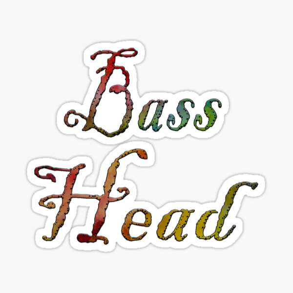 Artikel-Vorschau von Bass Head Trippy Drip Aufkleber, designt und verkauft von Said89432.