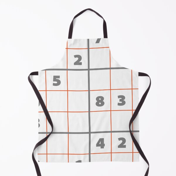Item preview, Sudoku Puzzle Grey and Orange | Puzzle #4 designed and sold by beanibooi.