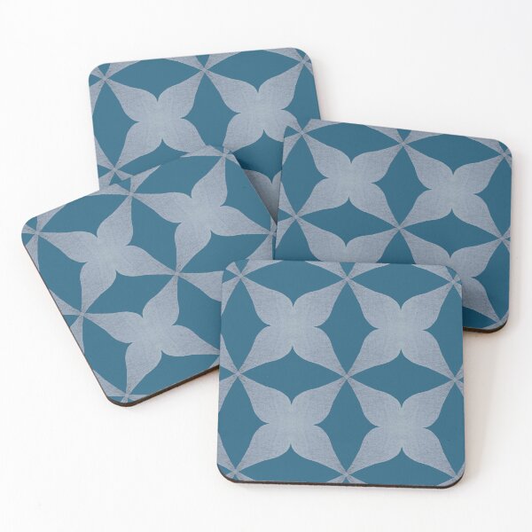 Item preview, Cyan Retro Geometric designed and sold by Jane Izzy Designs.