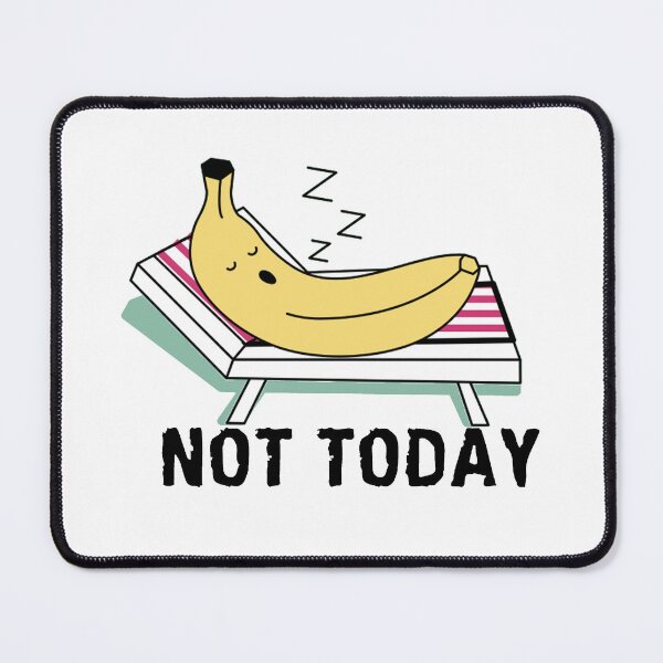 Item preview, Not Today Sloth Sleeping Banana designed and sold by Enhance  Imagination.