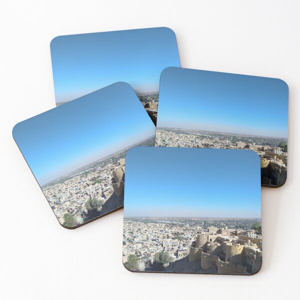 Item preview, View of an ancient fort and city designed and sold by ridhiandparidhi.