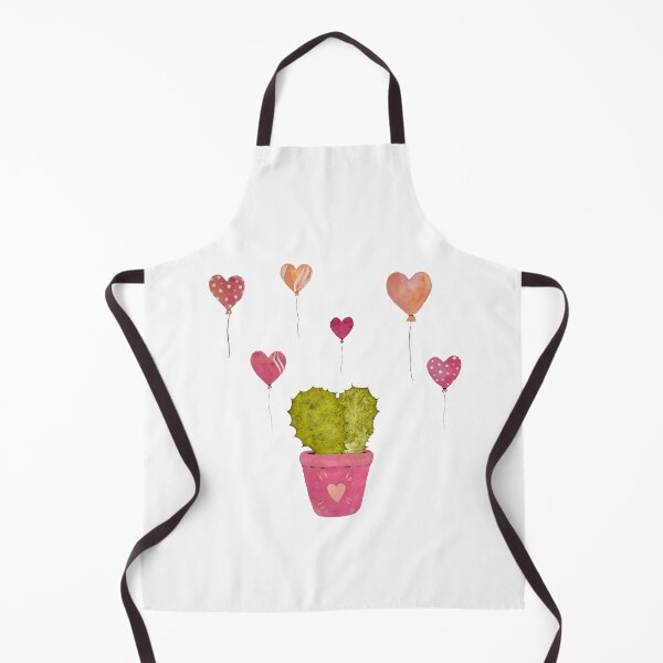 Item preview, Cake cactus balloon pink valentine a watercolor designed and sold by Yana Mustafina | Boho Soulful Designs.