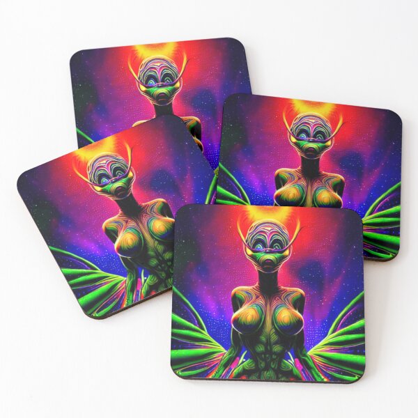 Item preview, PSYCHEDELIC ALIEN designed and sold by JASCKSHIRTS.