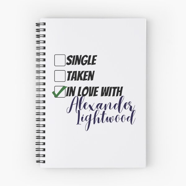Item preview, Single, taken, in love with Alexander Lightwood designed and sold by BeCreativeArts.