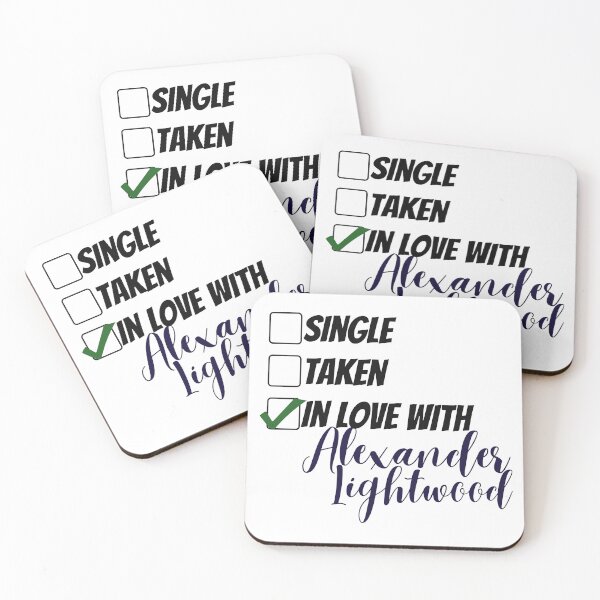 Item preview, Single, taken, in love with Alexander Lightwood designed and sold by BeCreativeArts.