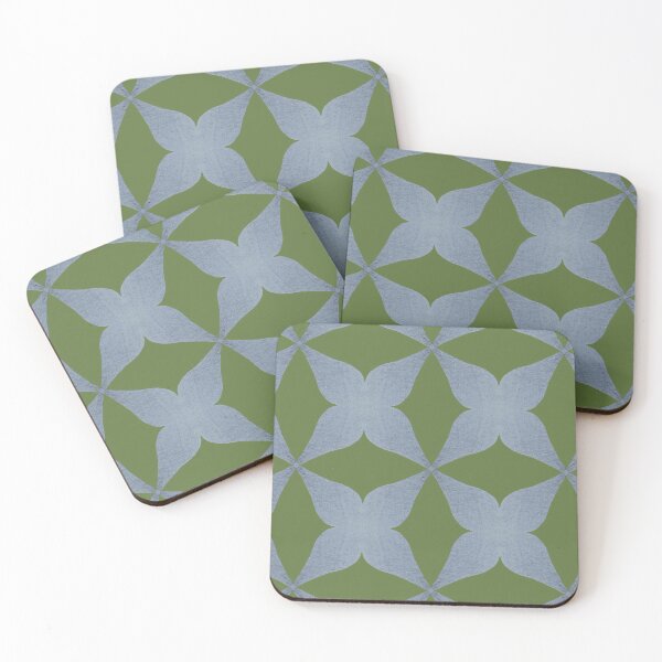 Item preview, Green Retro Geometric designed and sold by Jane Izzy Designs.