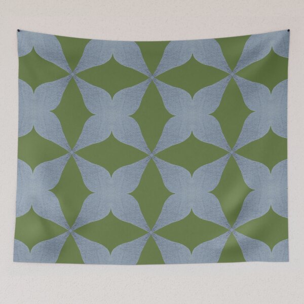 Item preview, Green Retro Geometric designed and sold by Jane Izzy Designs.