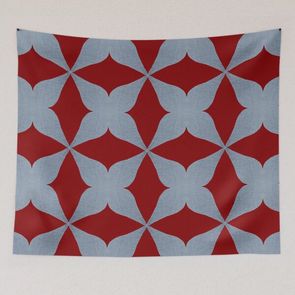 Item preview, Red Retro Geometric designed and sold by Jane Izzy Designs.