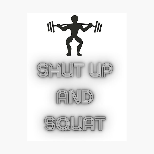 Item preview, Shut up and squat designed and sold by Passionandmore.