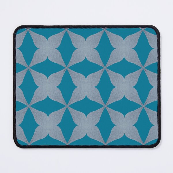 Item preview, Aqua Retro Geometric designed and sold by Jane Izzy Designs.