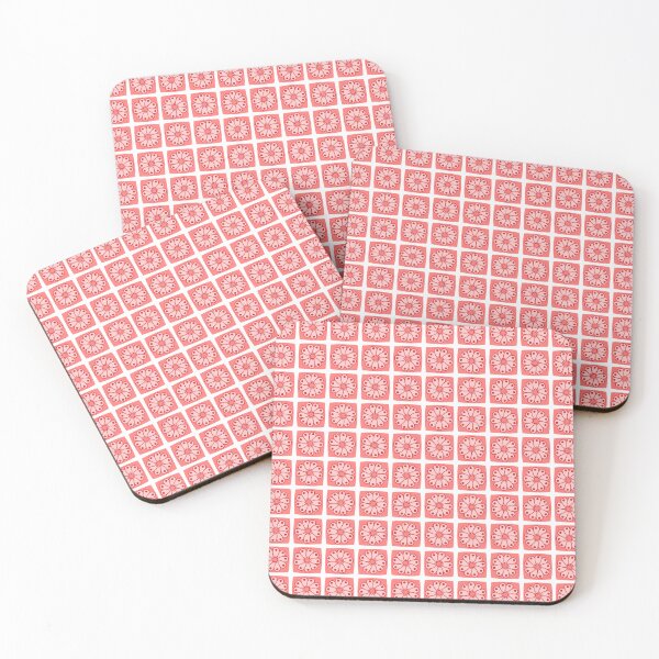 Item preview, Square tiled florals  designed and sold by gunjancreates.