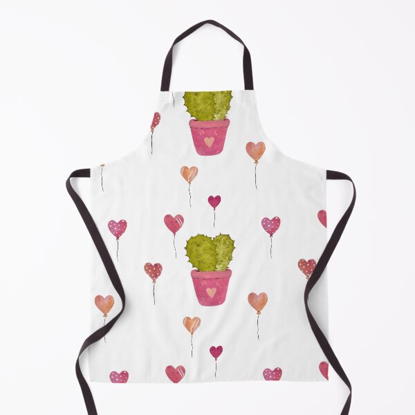 Item preview, Cactus balloon pink cute pattern a watercolor designed and sold by Yana Mustafina | Boho Soulful Designs.