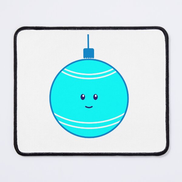 Item preview, Happy Christmas Ornament - Blue Bauble designed and sold by beanibooi.