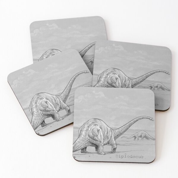 Item preview, Oldskool Diplodocus background designed and sold by Paleo-parallax.