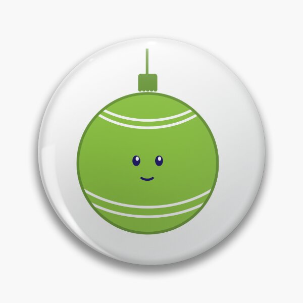 Item preview, Happy Christmas Ornament - Green Bauble designed and sold by beanibooi.