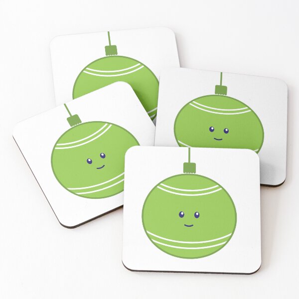 Item preview, Happy Christmas Ornament - Green Bauble designed and sold by beanibooi.