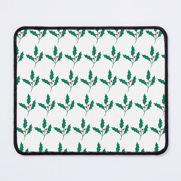 Item preview, Merry Christmas Berry Leaves Green Pattern designed and sold by mohamedeldin.