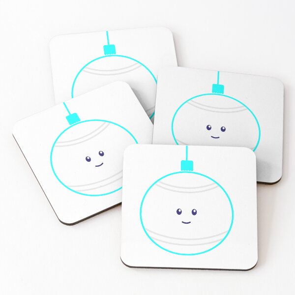 Item preview, Happy Christmas Ornament - White Bauble designed and sold by beanibooi.