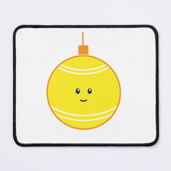 Item preview, Happy Christmas Ornament - Yellow Bauble designed and sold by beanibooi.