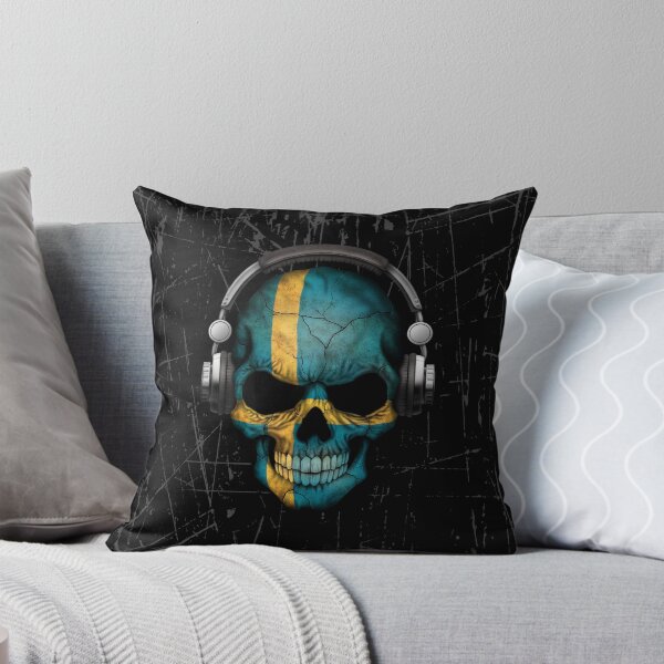 Item preview, Dj Skull with Swedish Flag designed and sold by JeffBartels.