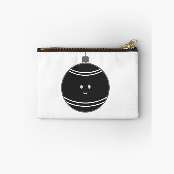 Item preview, Happy Christmas Ornament - Black Bauble designed and sold by beanibooi.