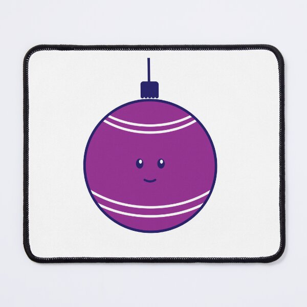 Item preview, Happy Christmas Ornament - Purple Bauble designed and sold by beanibooi.
