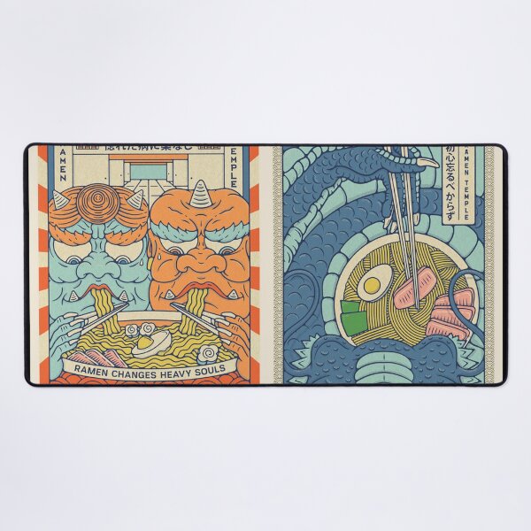 Item preview, Templo de ramen retro designed and sold by Oni Kanzen.