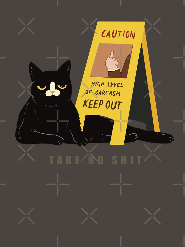Thumbnail 7 of 7, Classic T-Shirt, Take No Shit designed and sold by studioaftercigs.