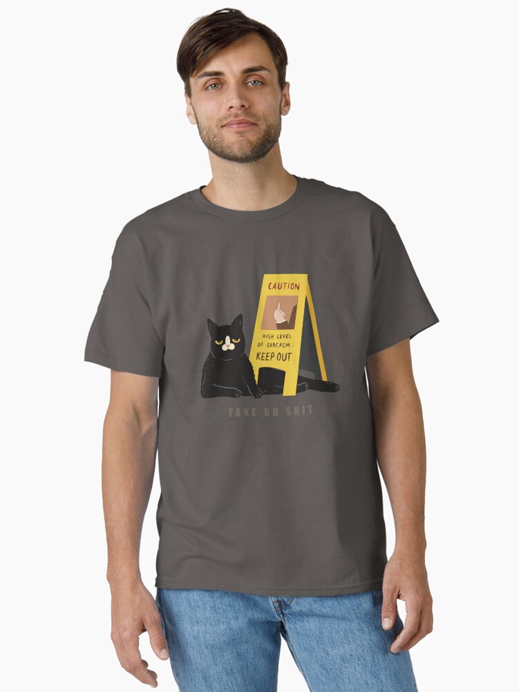 Thumbnail 2 of 7, Classic T-Shirt, Take No Shit designed and sold by studioaftercigs.