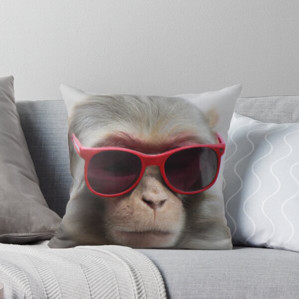 Item preview, Monkey wearing red glasses  designed and sold by DeversDesigns.