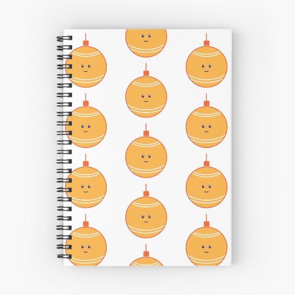 Item preview, Happy Christmas Ornament - Orange Bauble designed and sold by beanibooi.