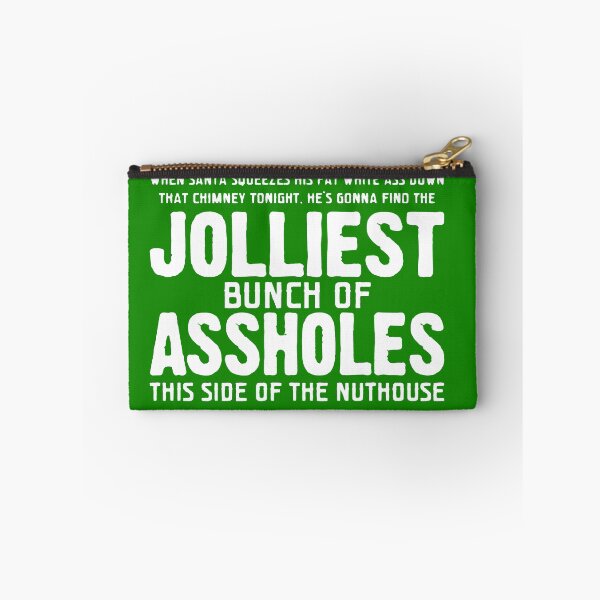 Item preview, Jolliest Bunch of A-holes T Shirt Funny Sarcastic Christmas Novelty designed and sold by 1duckDESIGNS.