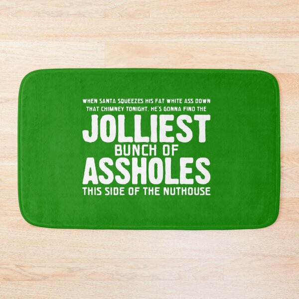 Item preview, Jolliest Bunch of A-holes T Shirt Funny Sarcastic Christmas Novelty designed and sold by 1duckDESIGNS.