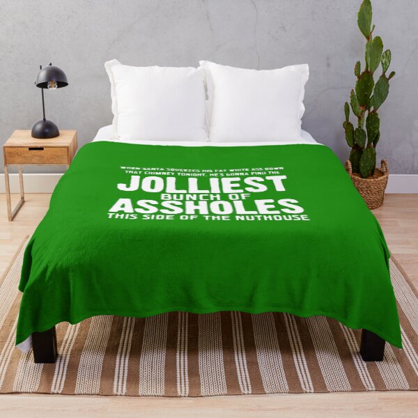 Item preview, Jolliest Bunch of A-holes T Shirt Funny Sarcastic Christmas Novelty designed and sold by 1duckDESIGNS.