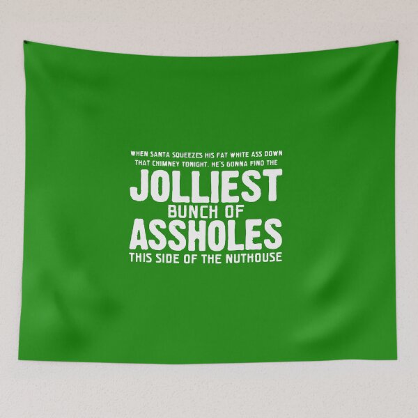Item preview, Jolliest Bunch of A-holes T Shirt Funny Sarcastic Christmas Novelty designed and sold by 1duckDESIGNS.