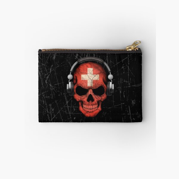 Item preview, Dj Skull with Swiss Flag designed and sold by JeffBartels.